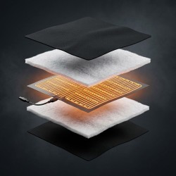 Шарф з додатковим обігрівом (чорний)