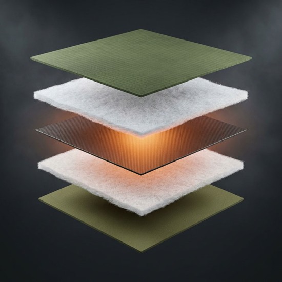 Килимок тактичний з підігрівом (хакі)